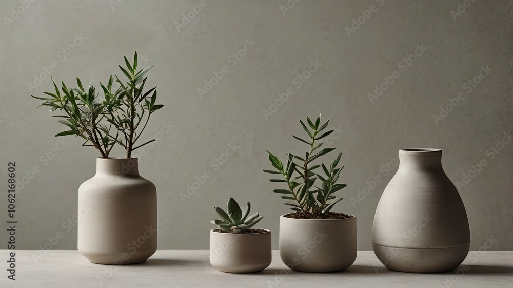 Fototapeta premium vase with flowers generative ai