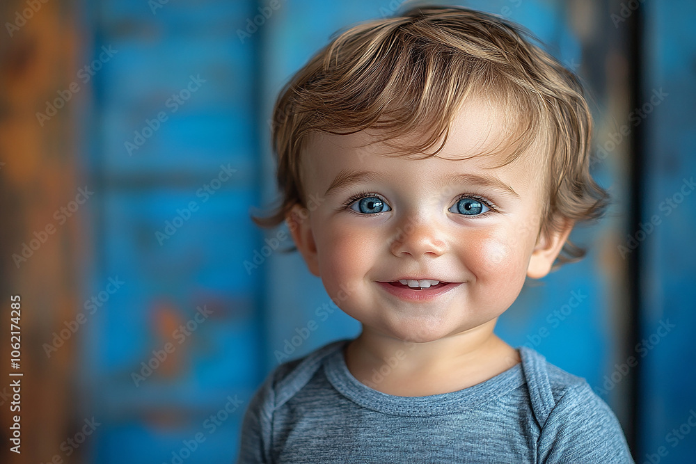 portrait of an white little boy with a smile portrait of an white little boy with a smile