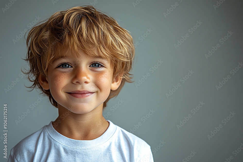 portrait of an white little boy with a smile portrait of an white little boy with a smile