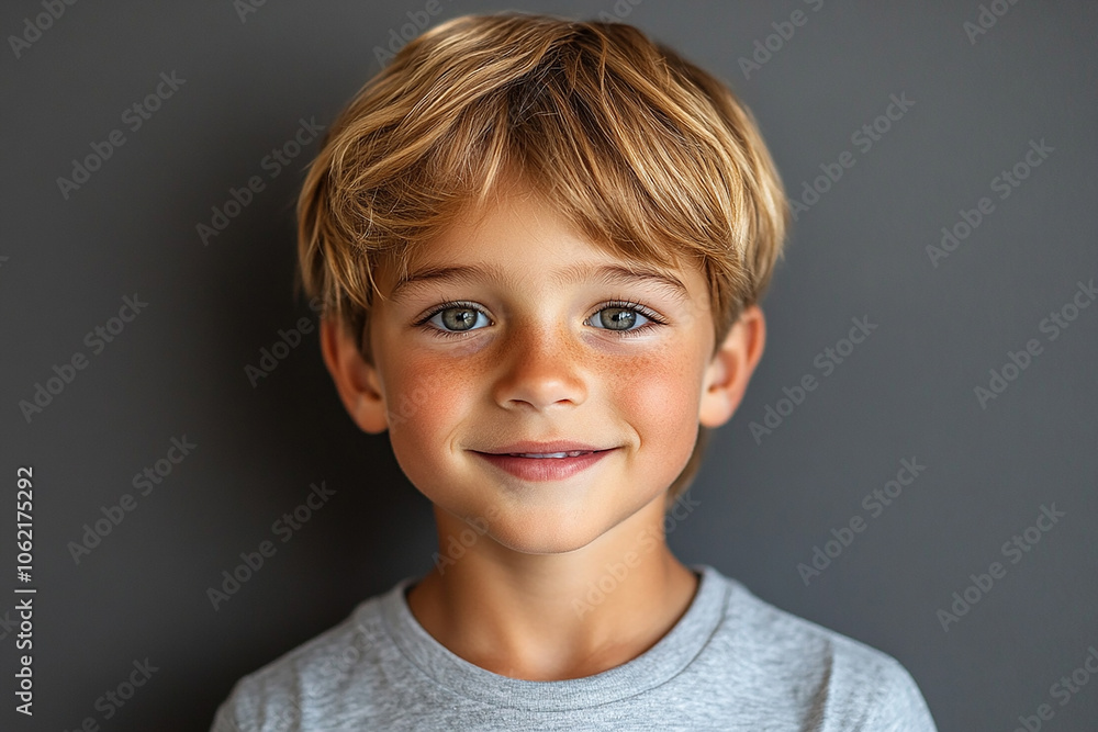 portrait of an white little boy with a smile portrait of an white little boy with a smile