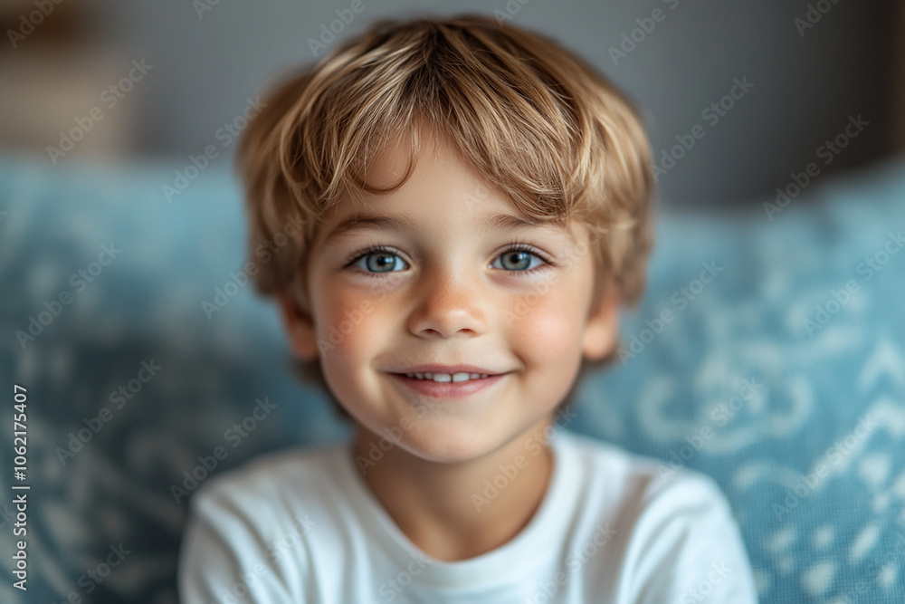 portrait of an white little boy with a smile portrait of an white little boy with a smile