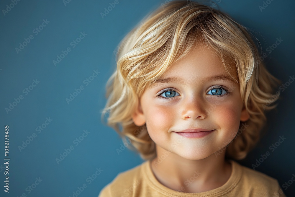 portrait of an white little boy with a smile portrait of an white little boy with a smile