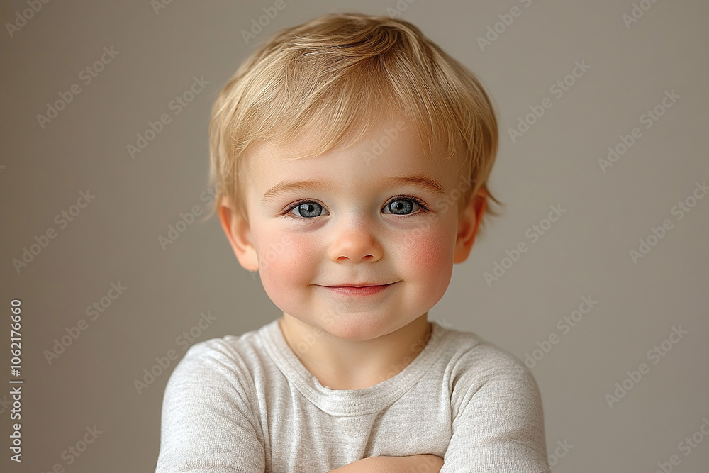 portrait of an white little boy with a smile portrait of an white little boy with a smile