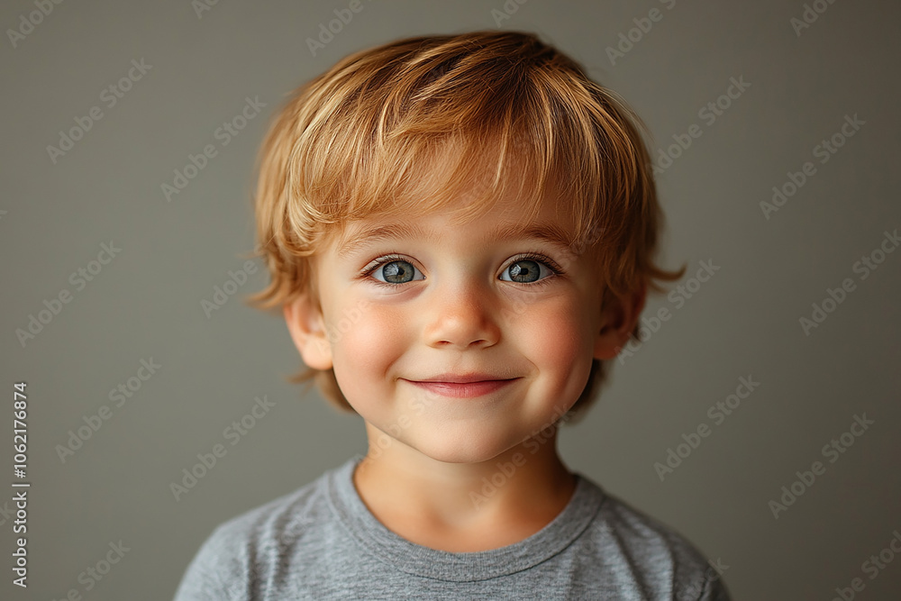 portrait of an white little boy with a smile portrait of an white little boy with a smile