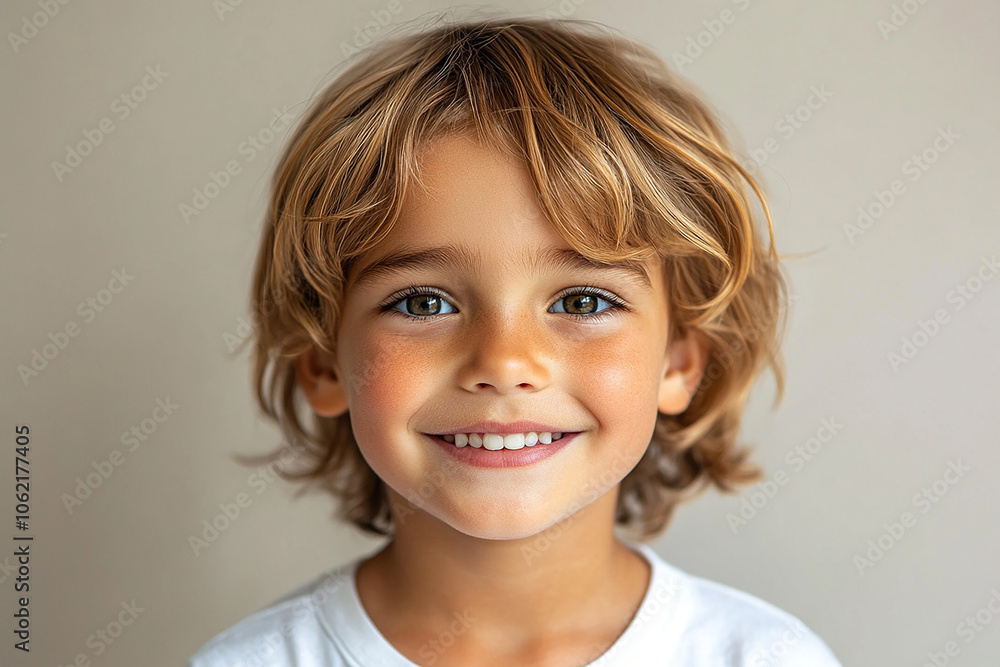 portrait of an white little boy with a smile portrait of an white little boy with a smile