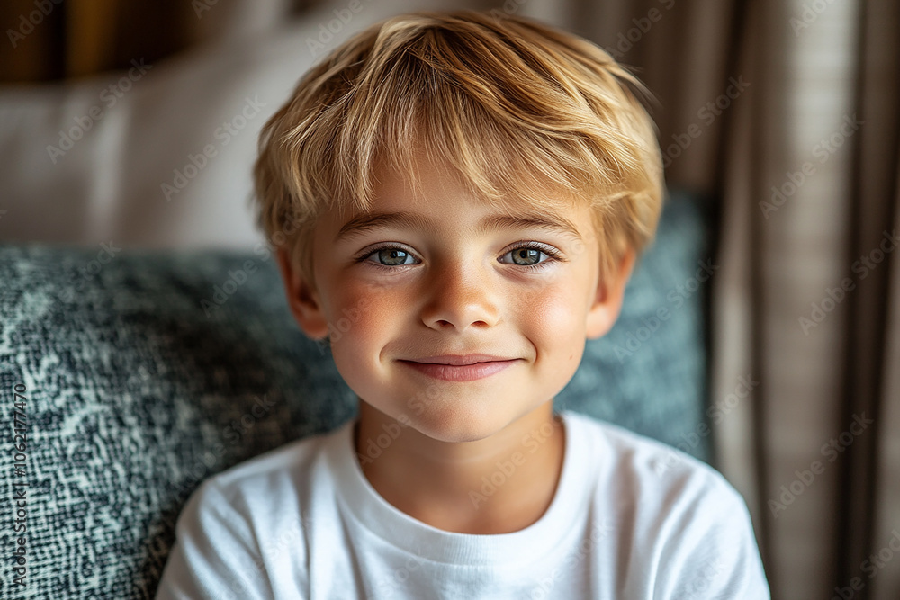 portrait of an white little boy with a smile portrait of an white little boy with a smile