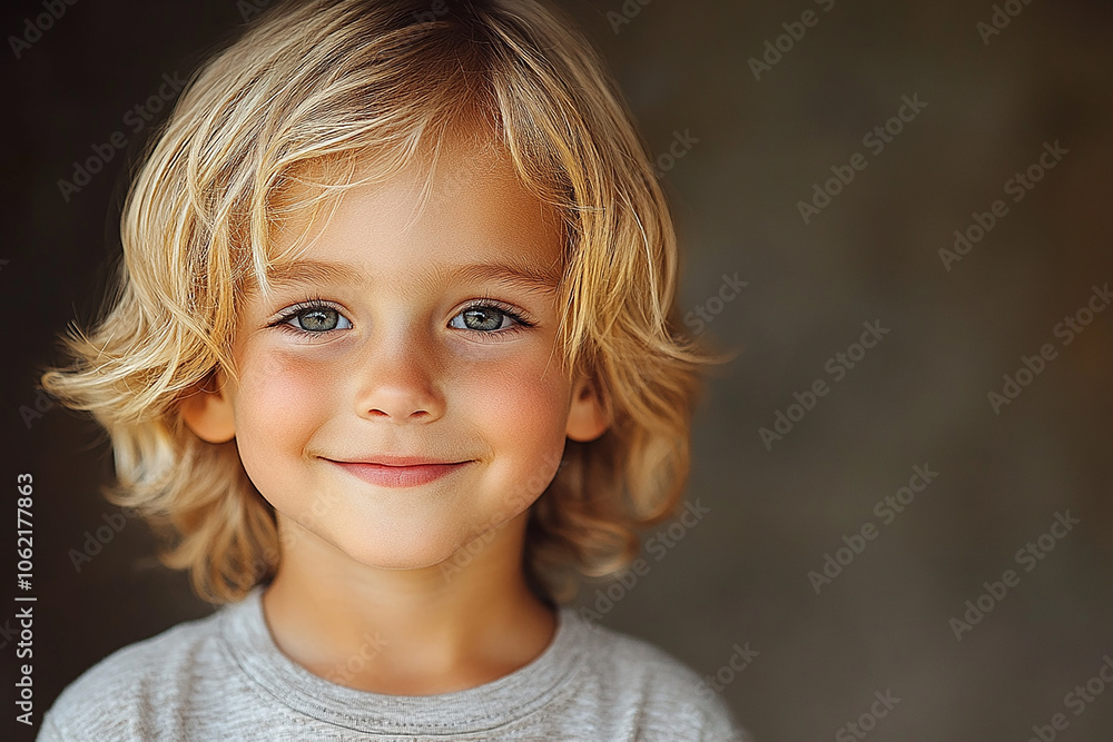 portrait of an white little boy with a smile portrait of an white little boy with a smile