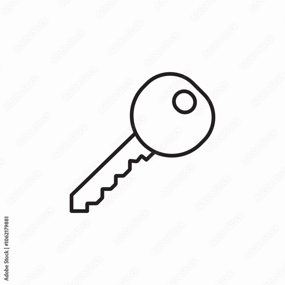 key safety unlock icon sign vector key safety unlock icon sign vector
