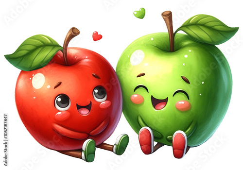 Happy apples
