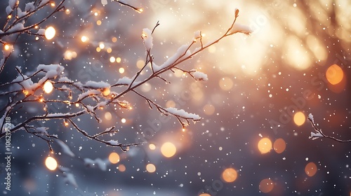 Frosted Red Berries in a Winter Wonderland: A Serene Close-Up Capturing Nature's Icy Beauty winter