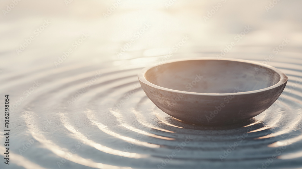 Meditation Bowl Vibrations Symbolizing Peace and Mindfulness Meditation Bowl Vibrations Symbolizing Peace and Mindfulness