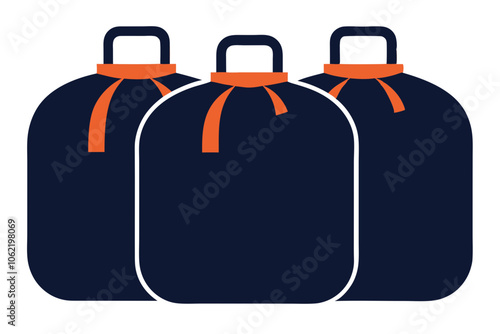 Boxing Speed Bags-Heavy Bags | isolated vector illustration on white background