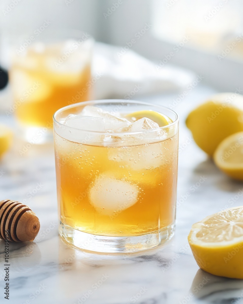 A tart fermented apple cider vinegar tonic mixed with sparkling water and a splash of honey, offering a gut-boosting, energizing beverage that supports digestion and overall health A tart fermented apple cider vinegar tonic mixed with sparkling water and a splash of honey, offering a gut-boosting, energizing beverage that supports digestion and overall health