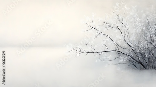 Frosted Red Berries in a Winter Wonderland: A Serene Close-Up Capturing Nature's Icy Beauty winter