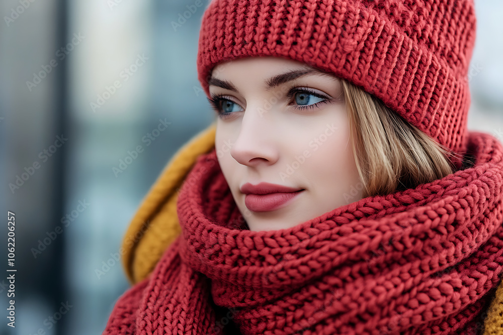 mock-up knitted scarves, hats and gloves are perfect for winter wear.
mock-up knitted scarves, hats and gloves are perfect for winter wear.