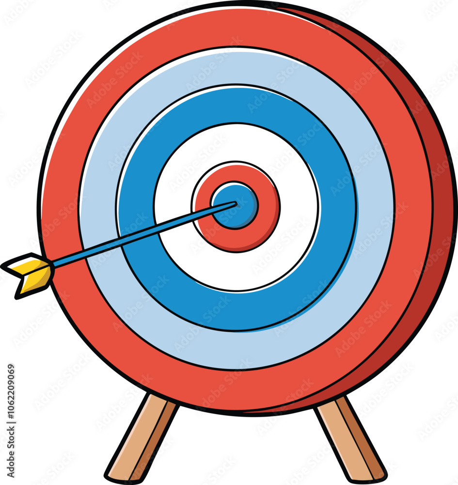 target vector on white background target vector on white background