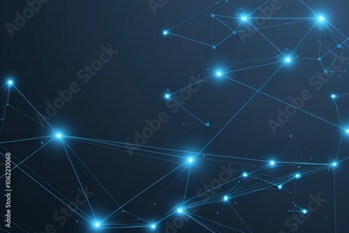 Wallpaper Mural Internet network connection on dark background Torontodigital.ca