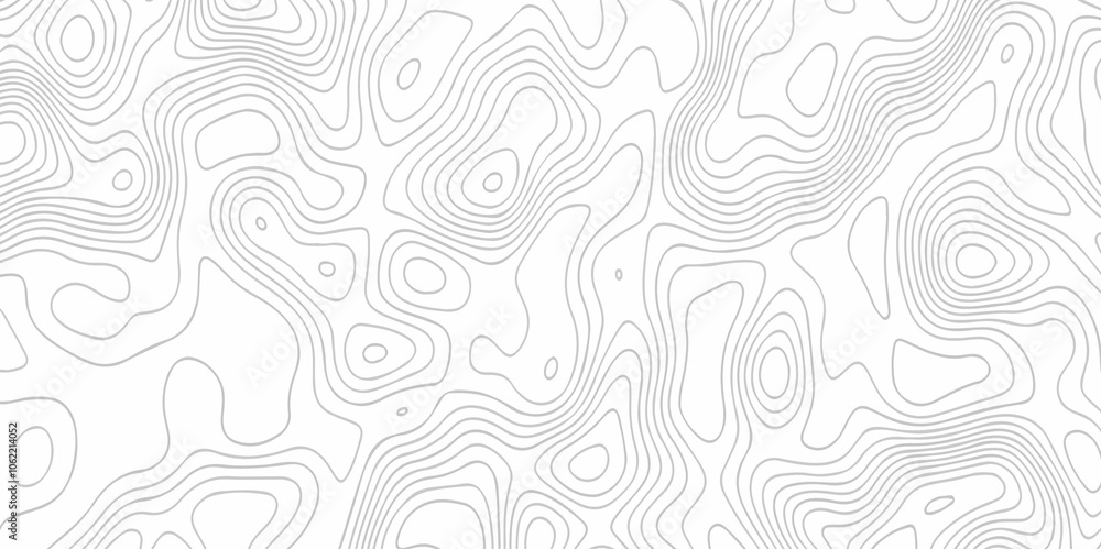 Vector lines pattern seamless sea map topography design. White wave paper curved reliefs Contour maps Vector lines pattern seamless sea map topography design. White wave paper curved reliefs Contour maps
