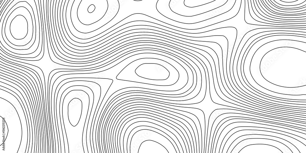 Seamless vector topographic map patterns black line on white background, abstract contour line style mountain hiking trail over terrain topographic patterns background geographic grid relief map. Seamless vector topographic map patterns black line on white background, abstract contour line style mountain hiking trail over terrain topographic patterns background geographic grid relief map.