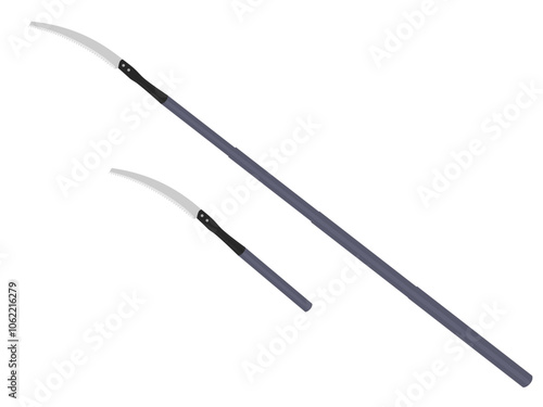 Saw on a white background.