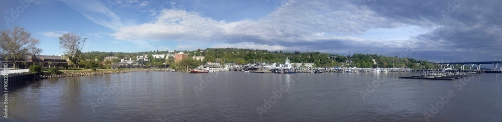 Panorama of Tarrytown and Sleepy Hollow, New York - May 2019 Panorama of Tarrytown and Sleepy Hollow, New York - May 2019