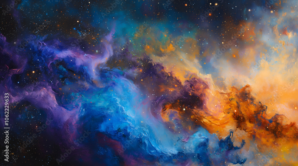 Colorful space galaxy cloud nebula. Artistic Abstract Background. Colorful space galaxy cloud nebula. Artistic Abstract Background.