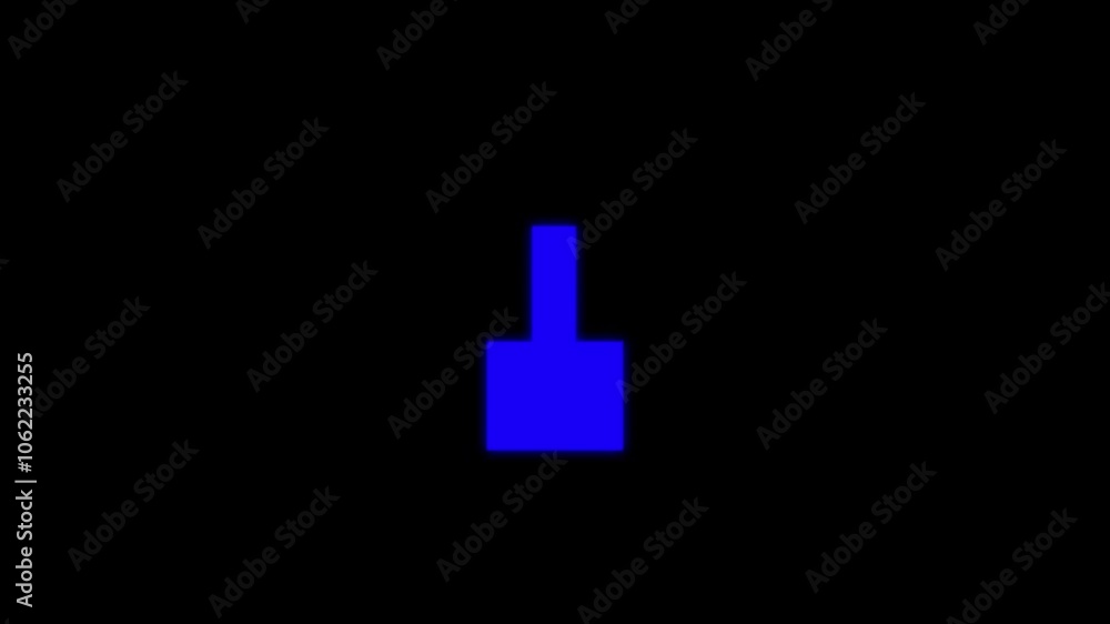 Download icon arrow animation on a black background. Arrow pointing down 4K animated video. Download system icon concept. Bouncing up and down arrow animation 4k video . Download icon arrow animation on a black background. Arrow pointing down 4K animated video. Download system icon concept. Bouncing up and down arrow animation 4k video .