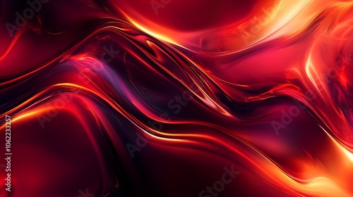 Flame motion on abstract background. Red fire texture, orange burn light.