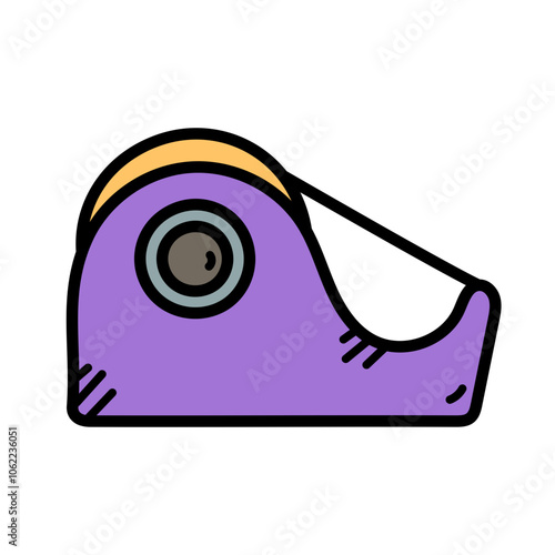 Colorful Tape Dispenser Icon for Creative Projects