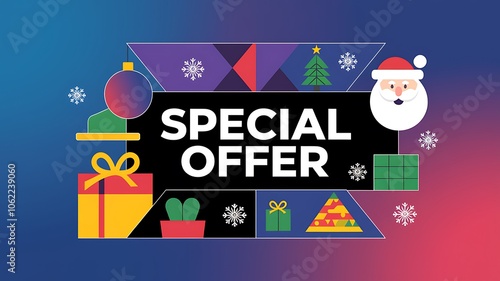 Wallpaper Mural Festive Special Offer with Christmas-Themed Icons Torontodigital.ca