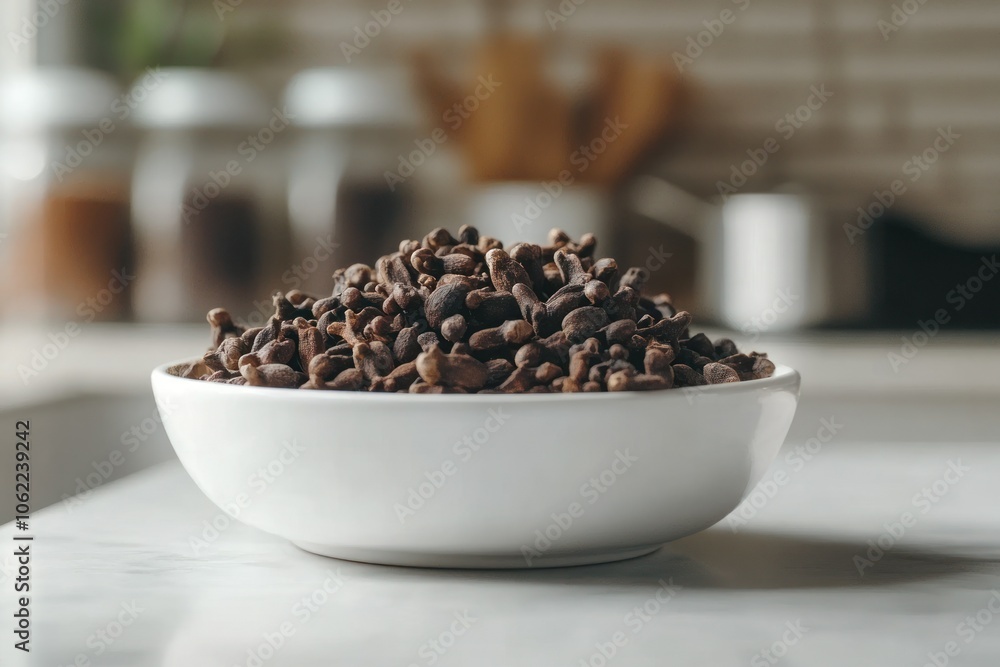 Rich Aroma of Dried Cloves in a Bowl Rich Aroma of Dried Cloves in a Bowl