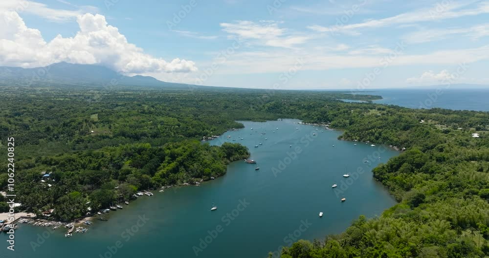 Bay on a tropical island. Negros, Philippines. Bay on a tropical island. Negros, Philippines.