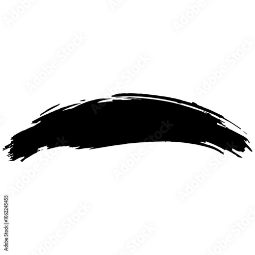 和風素材　筆で描かれた線のイラストセット　ベクター