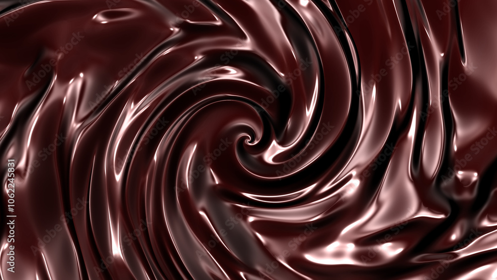 Wavy Flowing hot Chocolate Waves Background. Wavy Flowing hot Chocolate Waves Background.