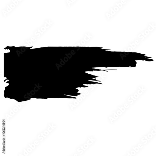 和風素材　筆で描かれた線のイラストセット　ベクター