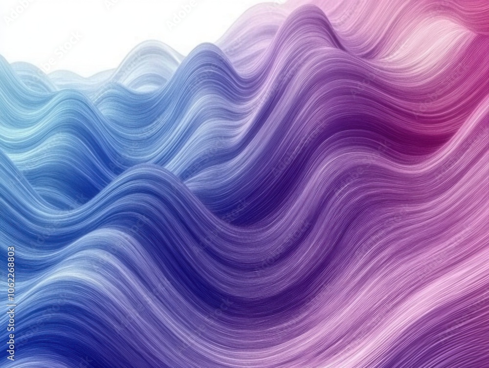 Minimalistic flowing blue and pink wave pattern for abstract design Minimalistic flowing blue and pink wave pattern for abstract design