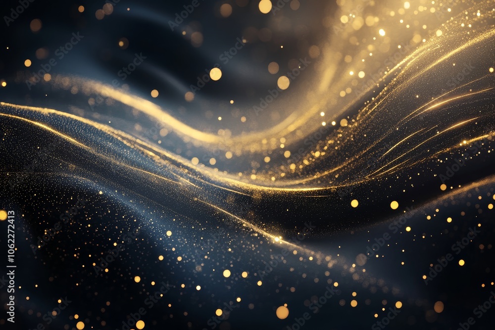 A mesmerizing abstract image of flowing lights and shimmering particles creating a dynamic and luxurious background. Symbolizing elegance, movement, energy, and the flow of time. A mesmerizing abstract image of flowing lights and shimmering particles creating a dynamic and luxurious background. Symbolizing elegance, movement, energy, and the flow of time.