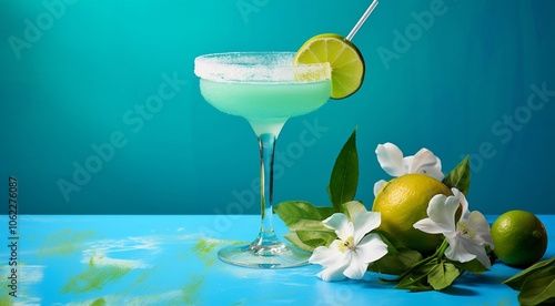 glass of cocktail in the bar, close up of a colorful glass of coctail on abstract background