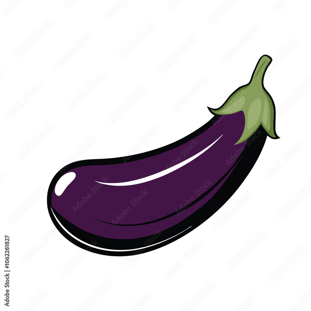 Beautiful eggplant vegetable vector illustration Beautiful eggplant vegetable vector illustration