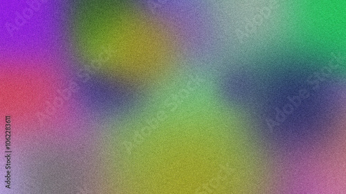 Smooth Gradient Poster with Subtle Grainy Texture for Artwork, Modern Gradient with Vibrant Colors and Grainy Noise for Posters