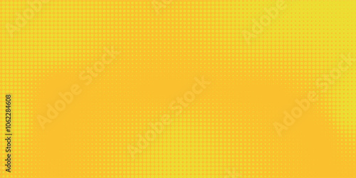 Yellow side hatch with halftone effect. Vintage pop art retro vector illustration