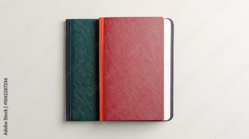 Fototapeta premium Elegant Personalized Notebook with Engraved Cover
