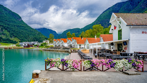 Skjolden in Norwegen am Sognefjord