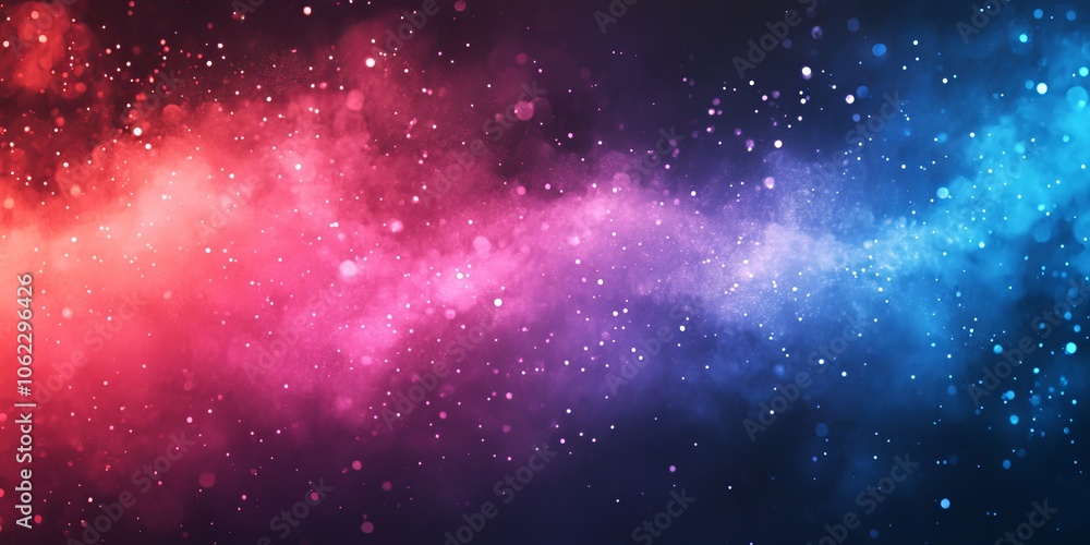 A mesmerizing combination of pink and blue cosmic elements filled with shimmering stars, ideal for spacethemed designs A mesmerizing combination of pink and blue cosmic elements filled with shimmering stars, ideal for spacethemed designs