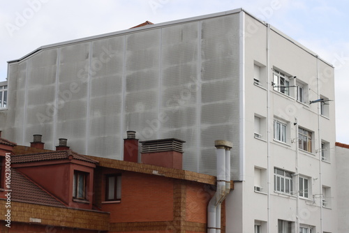 Apartment block in Gijón, Spain photo