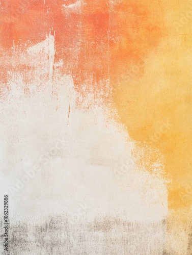 An eyecatching and vibrant abstract background featuring warm orange tones along with soft, subtle white gradients
