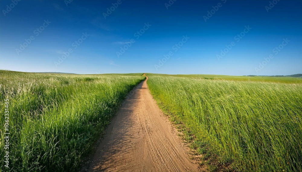 Obraz premium path in the field