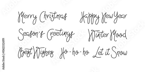 Cheerful handwritten message wishing everyone happy holidays in a festive style