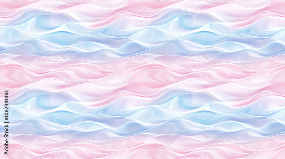 Seamless pattern of a dynamic water gradient with soft pastel curves and wavy textures ideal for backgrounds and design projects Seamless pattern of a dynamic water gradient with soft pastel curves and wavy textures ideal for backgrounds and design projects