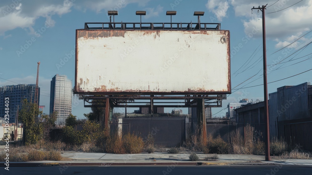 Blank billboard Blank billboard